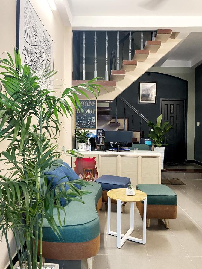 Happy Saigon Hostel โฮจิมินห์ซิตี้ ภายนอก รูปภาพ